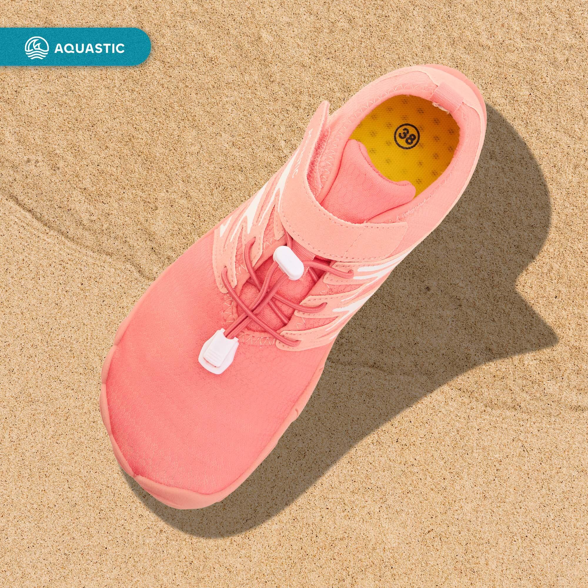 Scarpe Da Acqua Unisex Per Nuoto E Spiaggia - Motivo Fiocco Di Neve - Tomaia In Rete Elastica, Suola Gomma Antiscivolo - Taglie 38/39 EU - Per Uomo E Donna