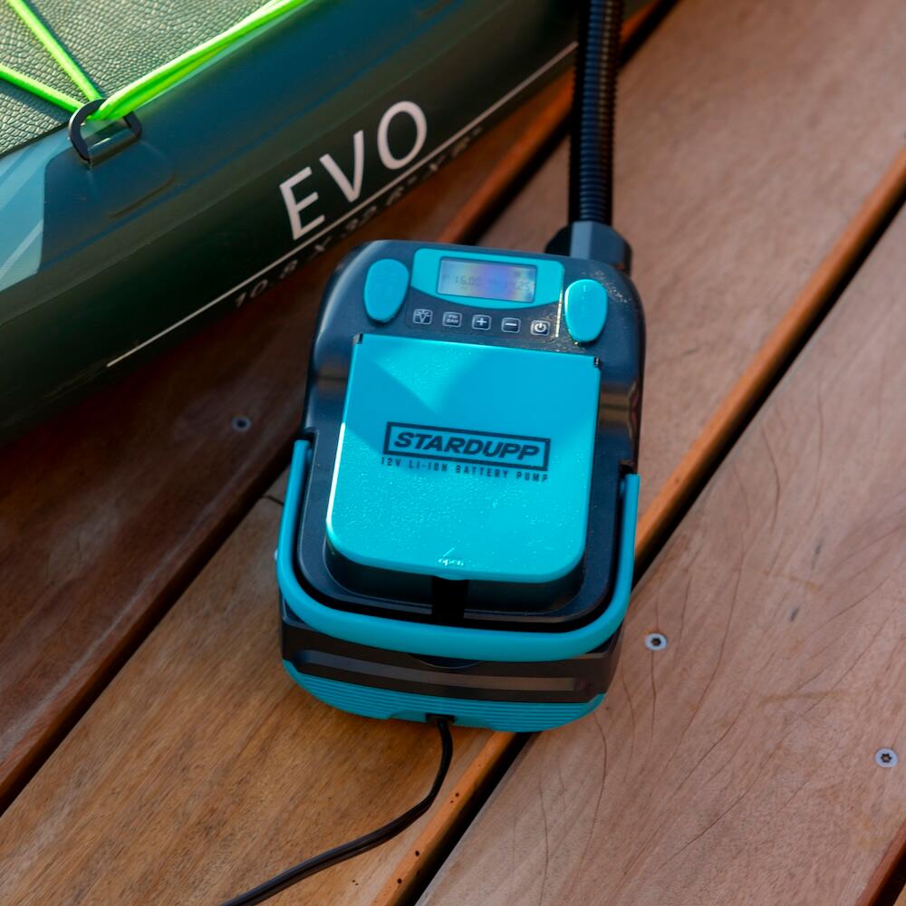 Stardupp Elektrische SUP Pomp 20 PSI | Oplaadbare Accu | Tot 6 SUP's met 1 accu 3/7