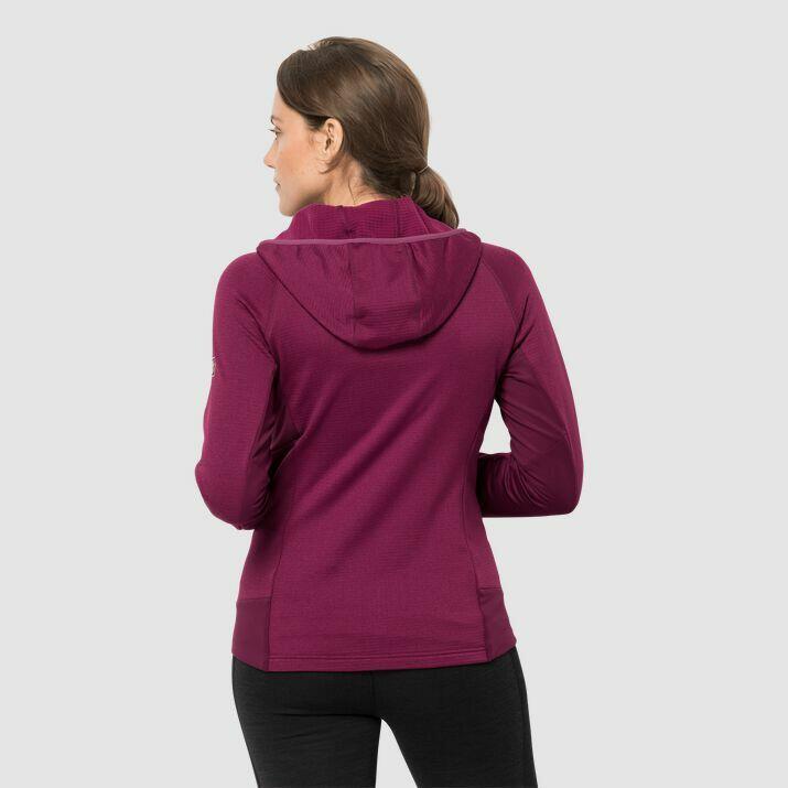 Bluza polarowa damska Jack Wolfskin Hydro Grid Fleece
