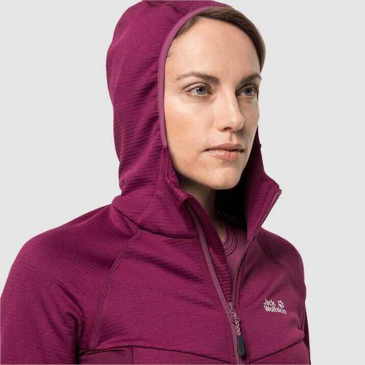 Veste de sport femme Jack Wolfskin hydro grid fleece