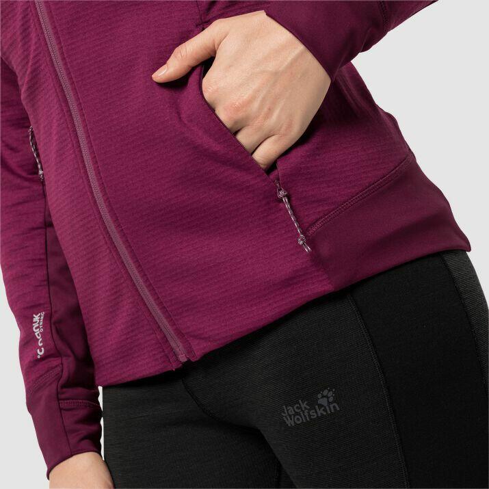 Veste de sport femme Jack Wolfskin hydro grid fleece