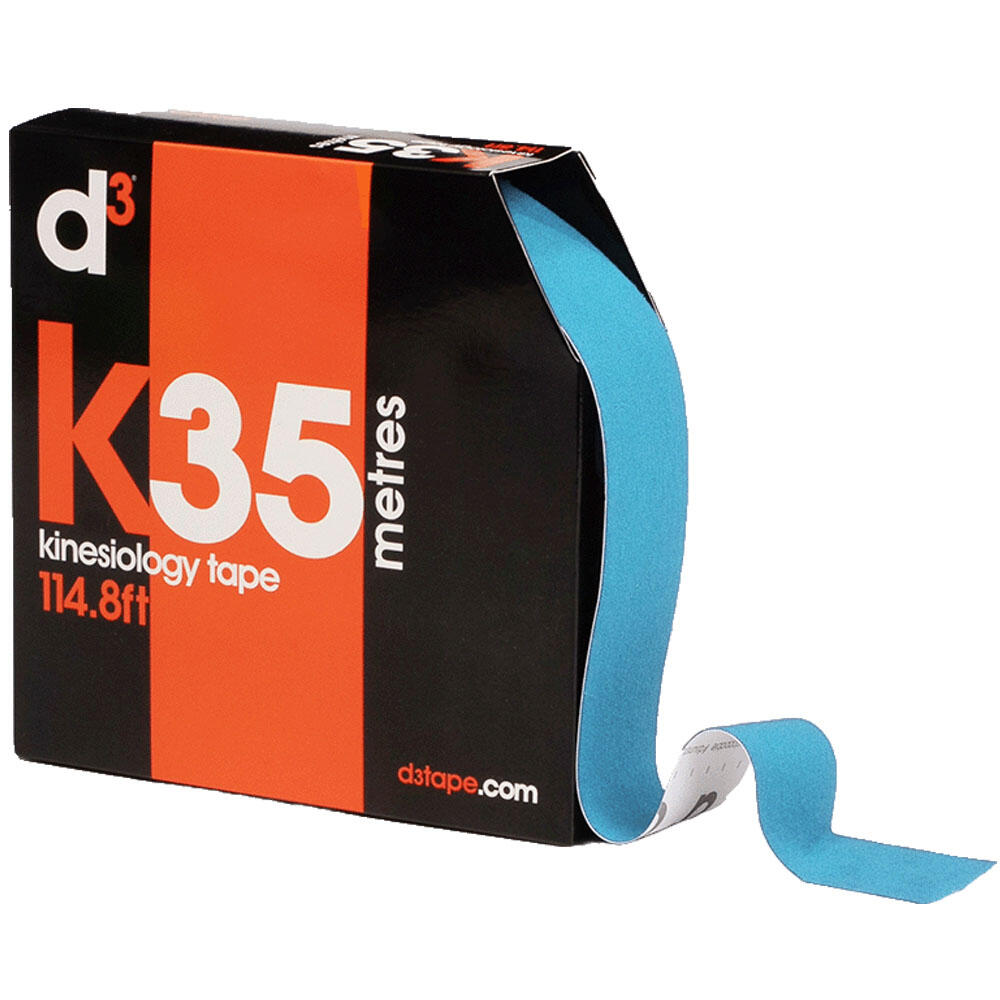 D3 TAPE K35 Extra Long Kinesiology Tape 50mm x 35m - Electric Blue