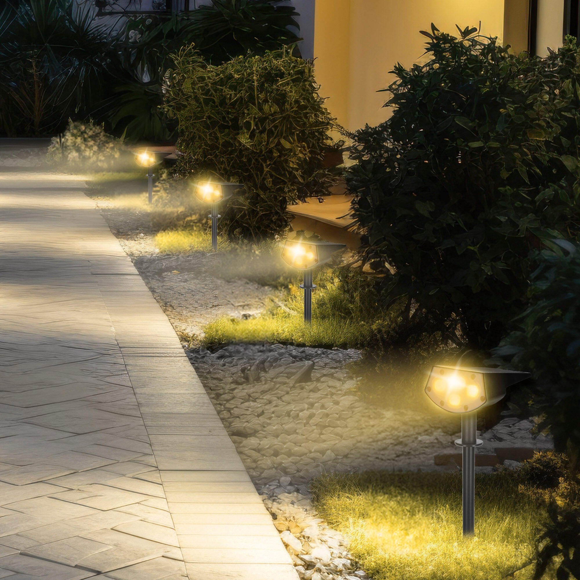 Aktive Lot de 6 balises solaires LED 5-10 lumens 2 en 1 7/7