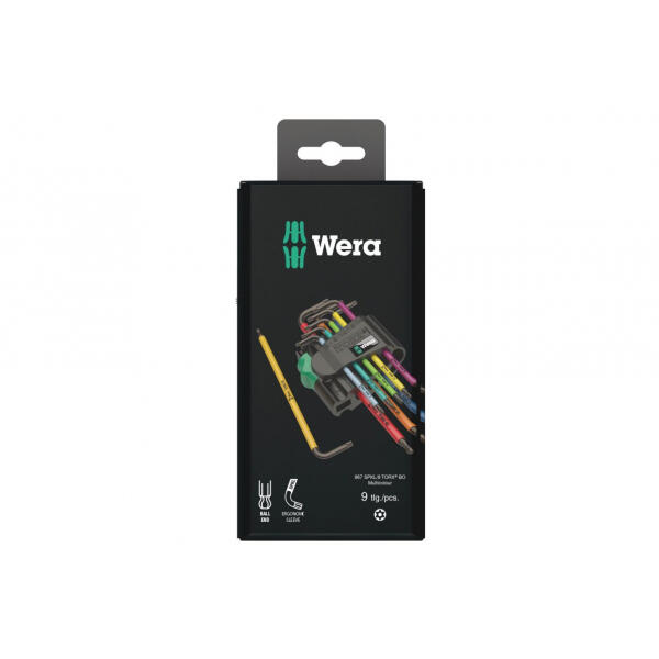 Wera 967/9 TX BO Multicolour 1 SB Winkelschlüsselsatz 9-teilig 2/2