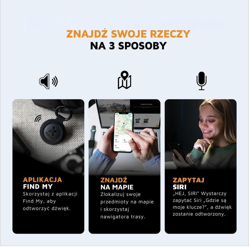 XTORM Lokalizator (Apple iOS) czarny