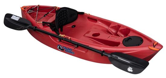 Kayak Pinguino Enfant -50kg complet dosseret pagaie trappe