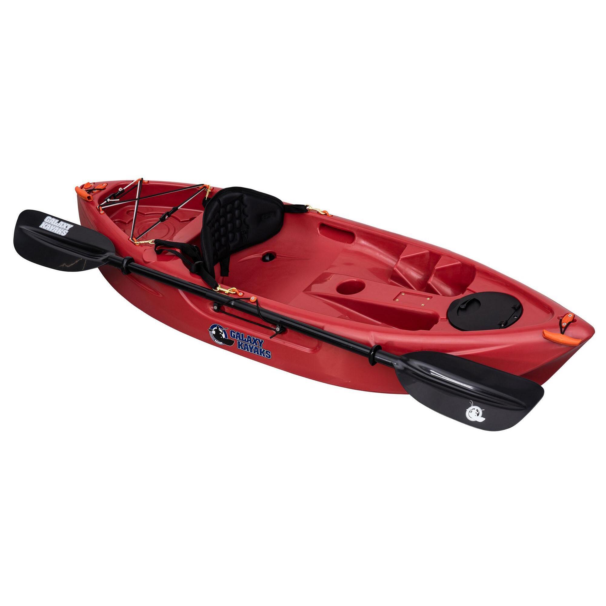 Galaxy Kayaks - Kayak Pinguino Enfant -50kg Complet Dosseret Pagaie Trappe - Kayak - Rouge - No Size - Decathlon