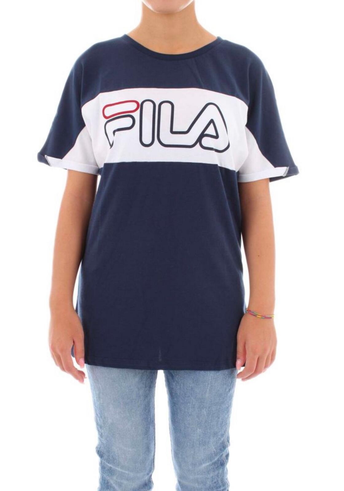 T-shirt Logo Bicolor Bleu - 492017-802 1/5