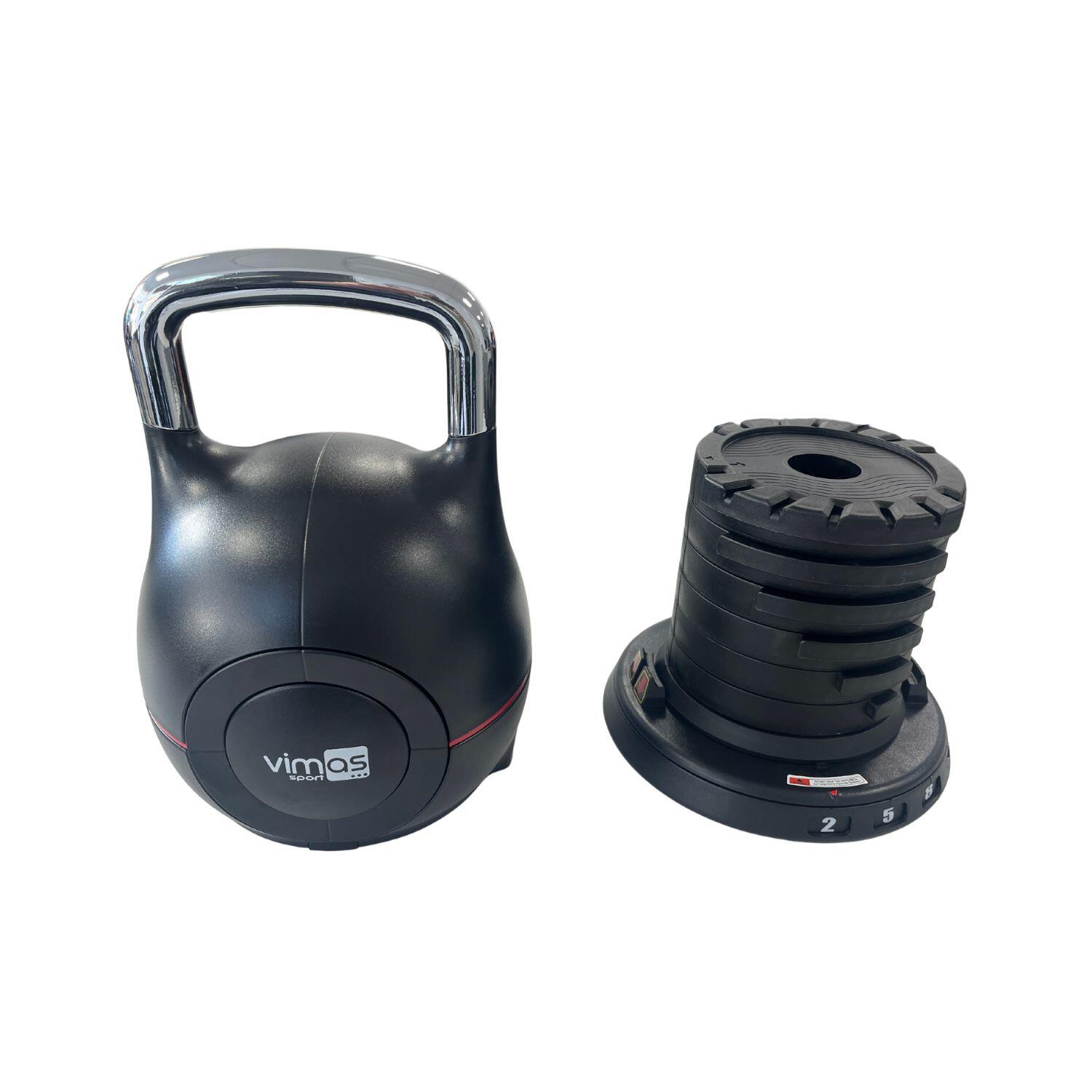 KETTLEBELL AJUSTÁVEL DE 1,5 Kg A 20 Kg. 4/5