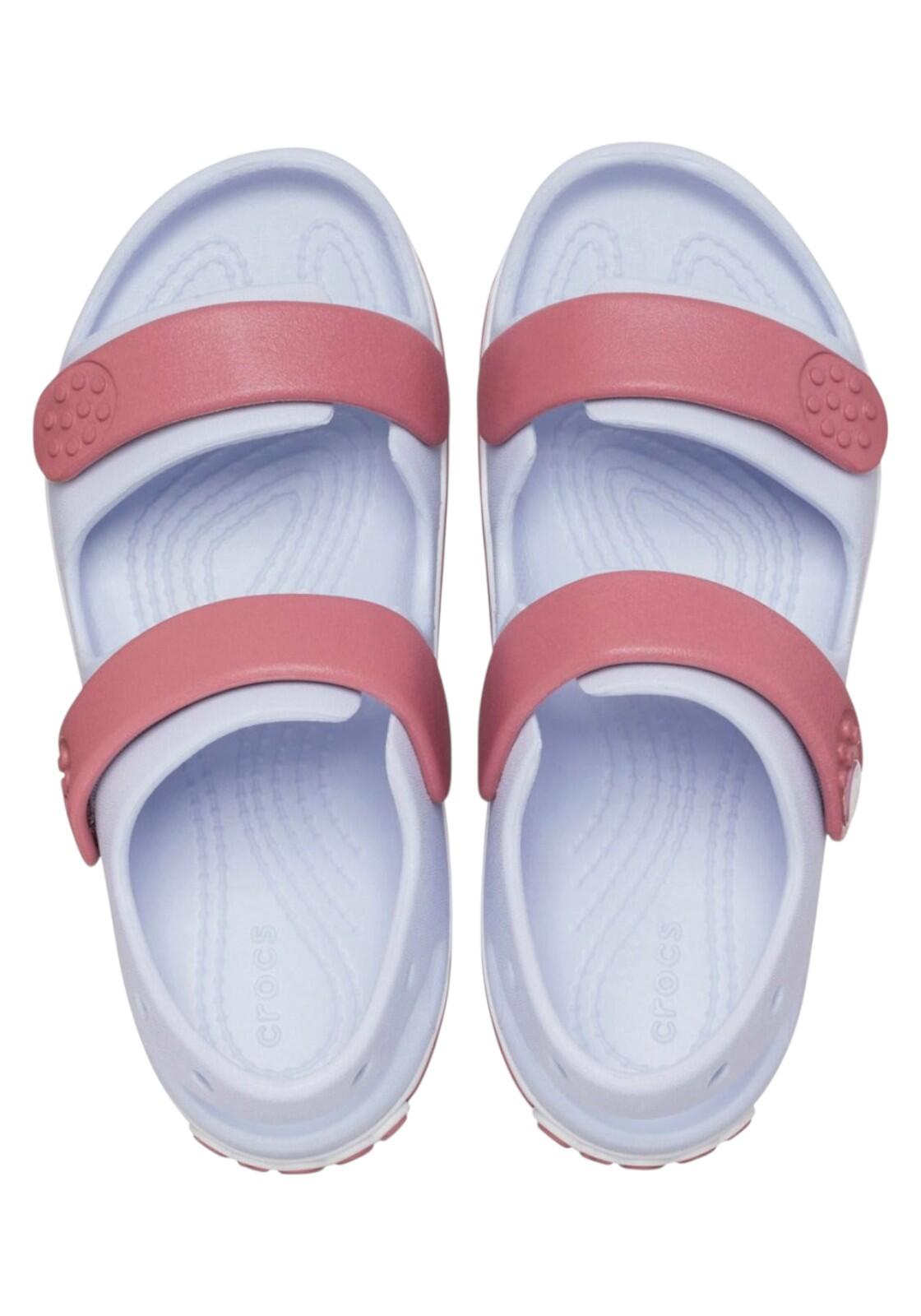 Sandałki Dziecięce Na Rzep Crocband Cruiser 209423 Kids 3/6