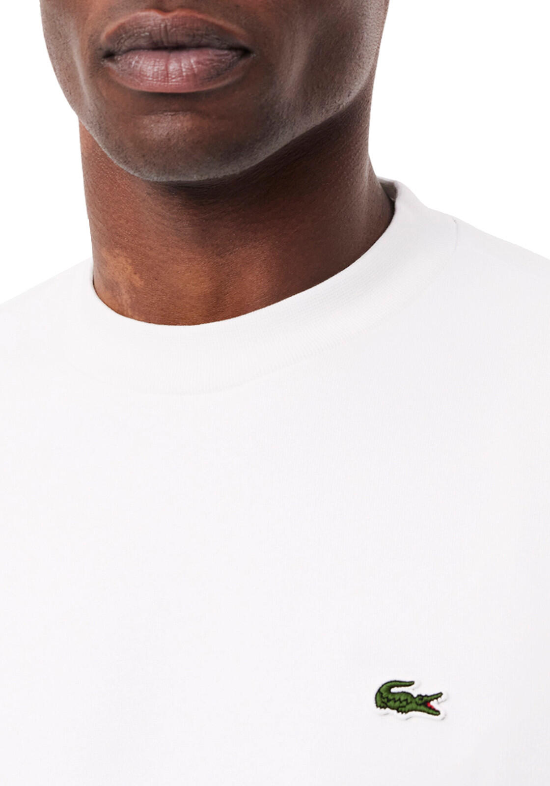 Lacoste - Sweat blanc SH9801-001 4/5
