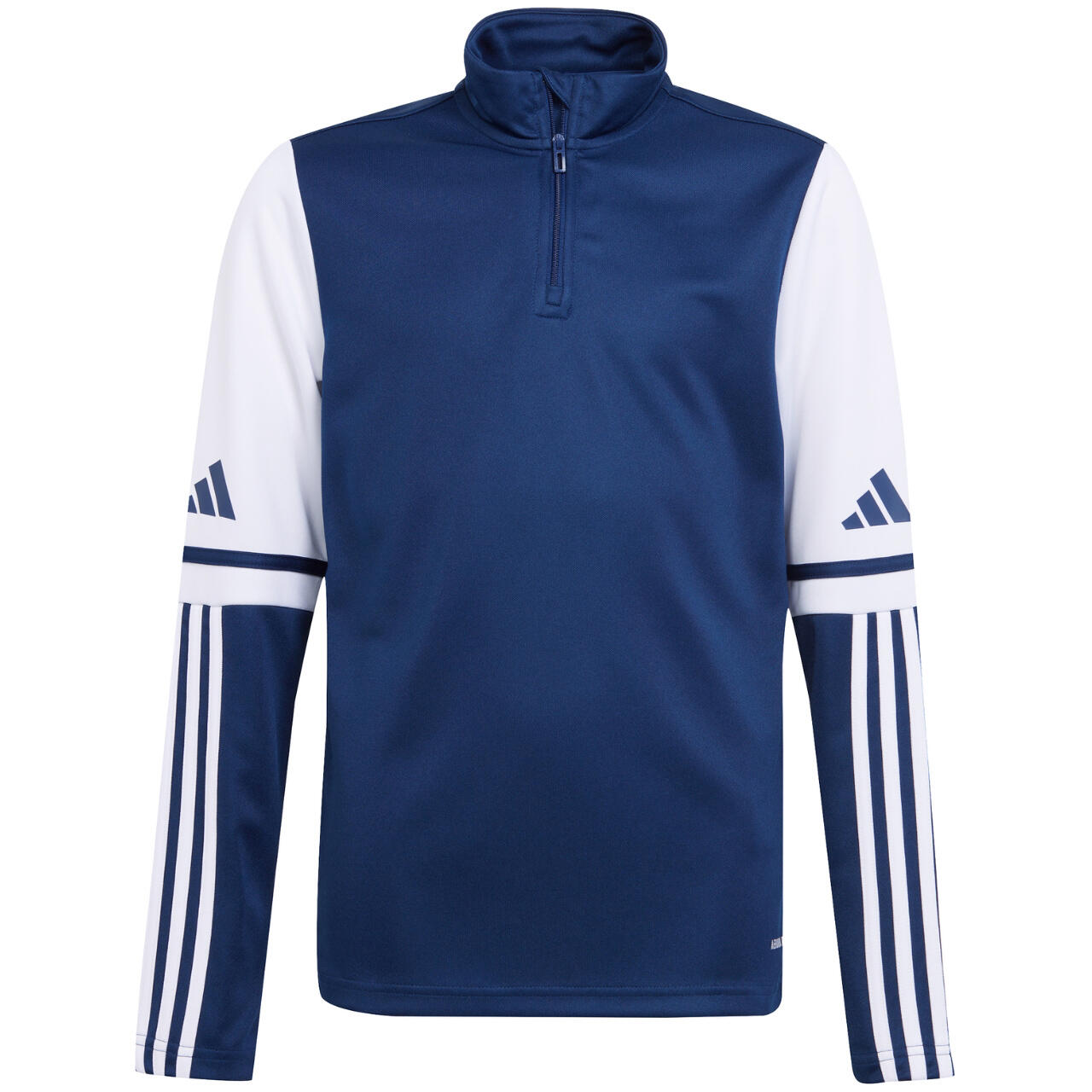 Sweatshirt adidas Squadra 25 col montant demi-zip bleu foncé 2/8