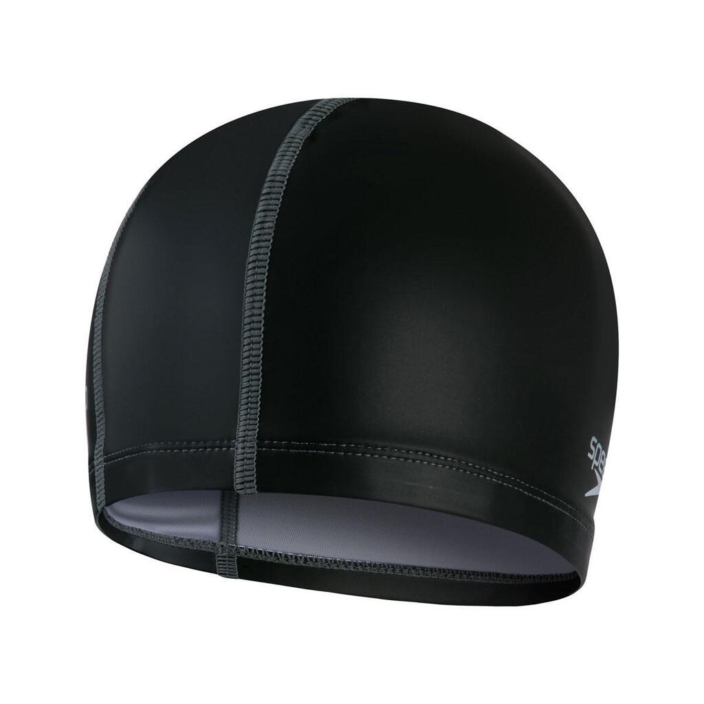 Speedo Long Hair Pace Swim Cap – Silicone, Black