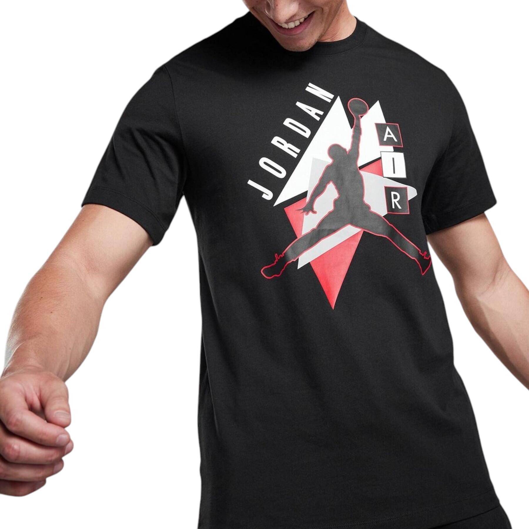NIKE NIKE FD7301 AIR JORDAN Graphic Mens Crew Neck T Shirts Athletic Cotton Retro Tee