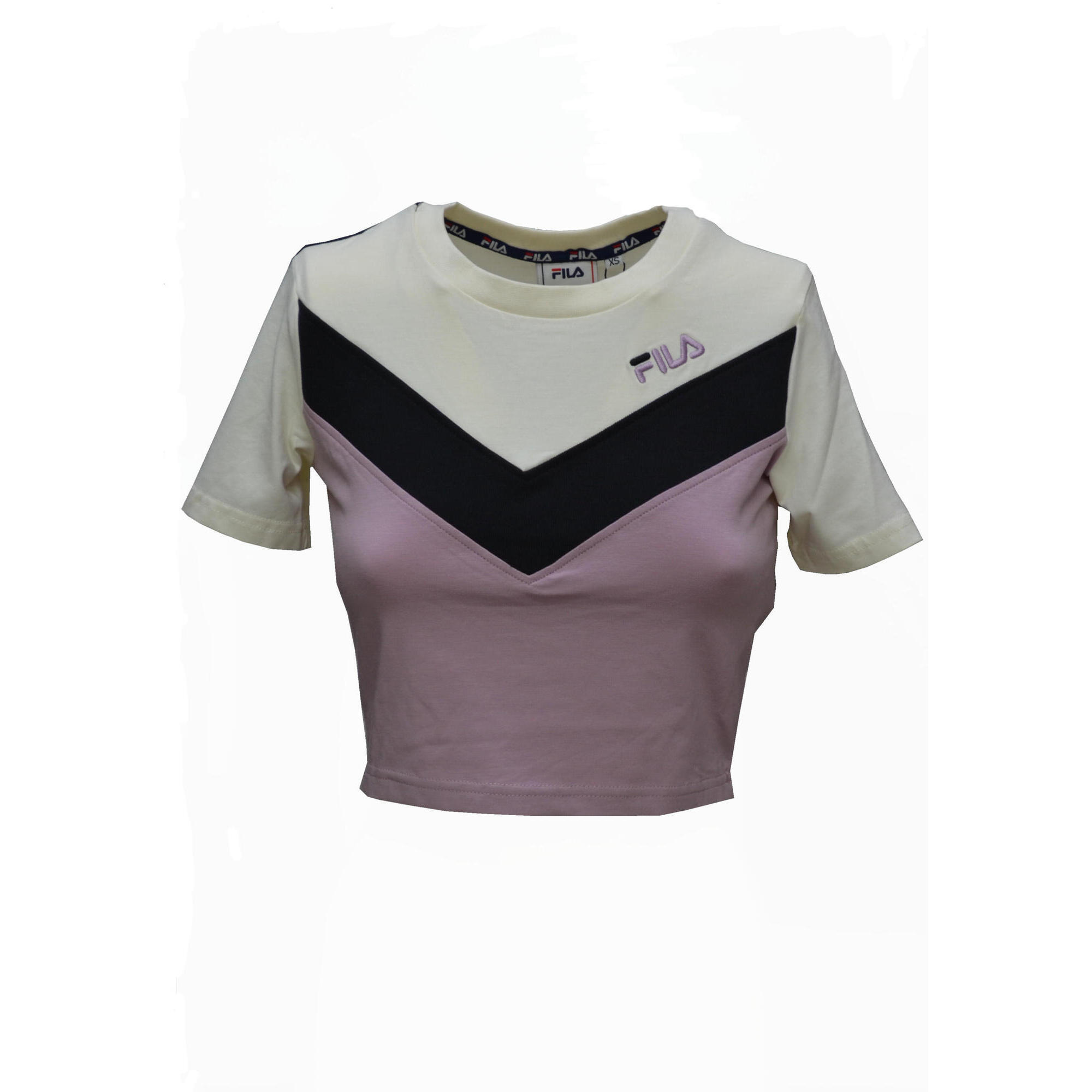 Fila - Maillot Court Femme Fila Biella - T-shirt Manches Courtes - Blanc - 42 M/l - Decathlon