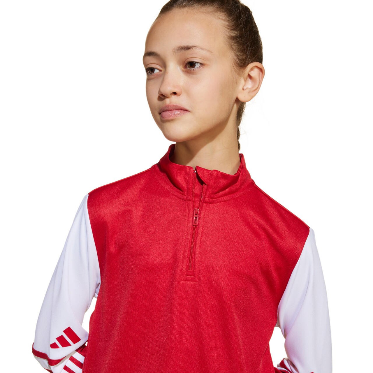 Sweatshirt adidas Squadra 25 demi-zip rouge/blanc junior 6/6