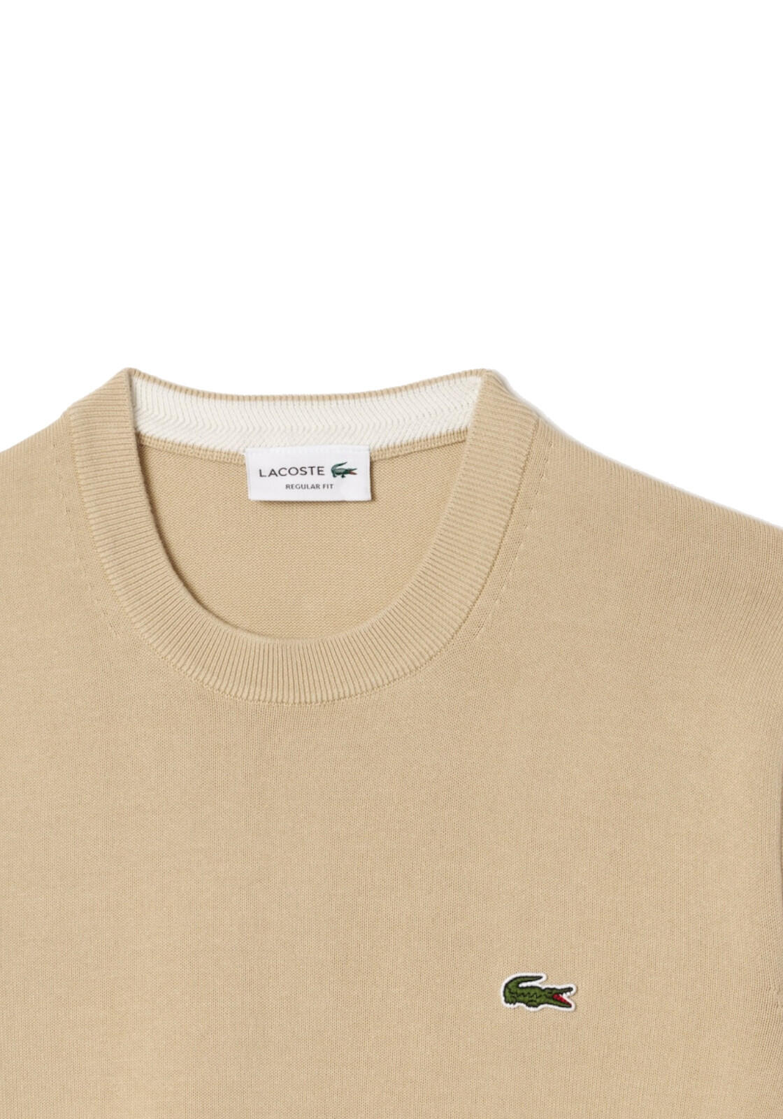 Lacoste - Pull beige AH1985-02S 4/4