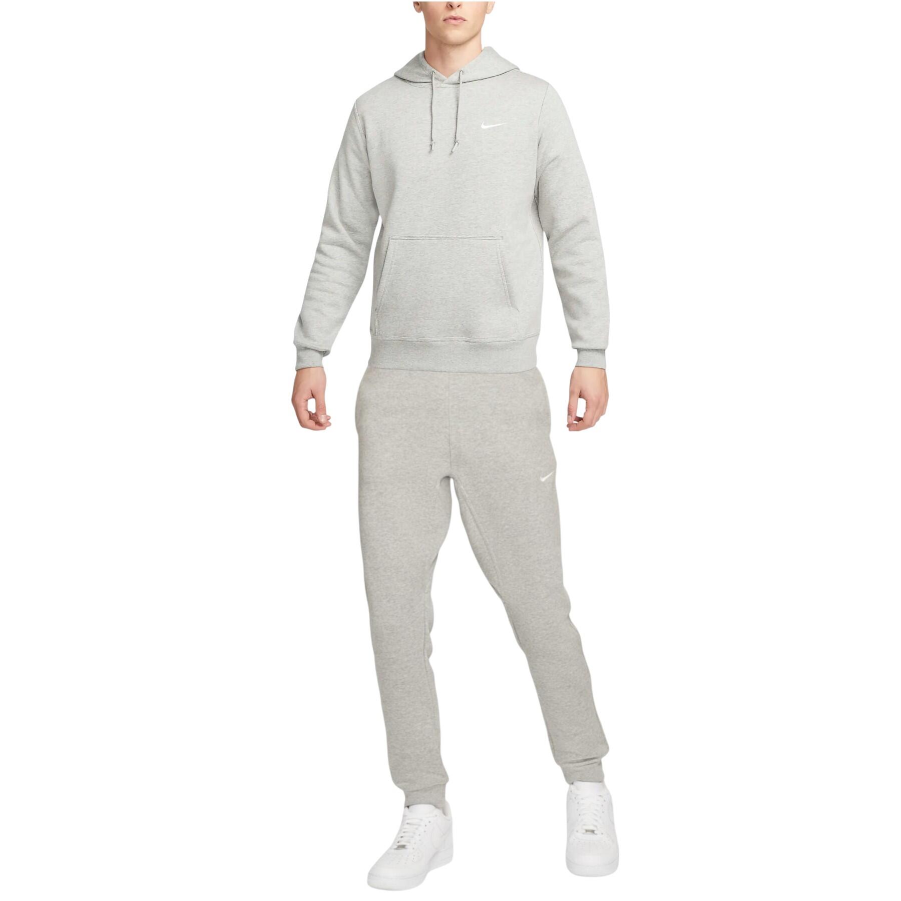 NIKE NIKE Club Mens Fleece Hoodie Joggers Winter Pullover Sportswear Grey