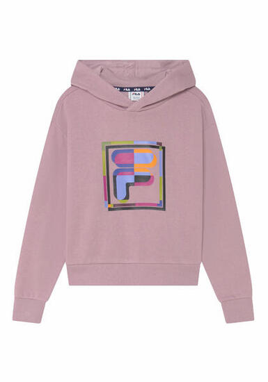 Sweatshirt crop top à capuche femme Fila Brissago