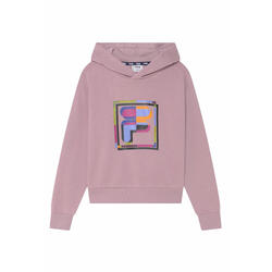 Sweatshirt crop top à capuche femme Fila Brissago