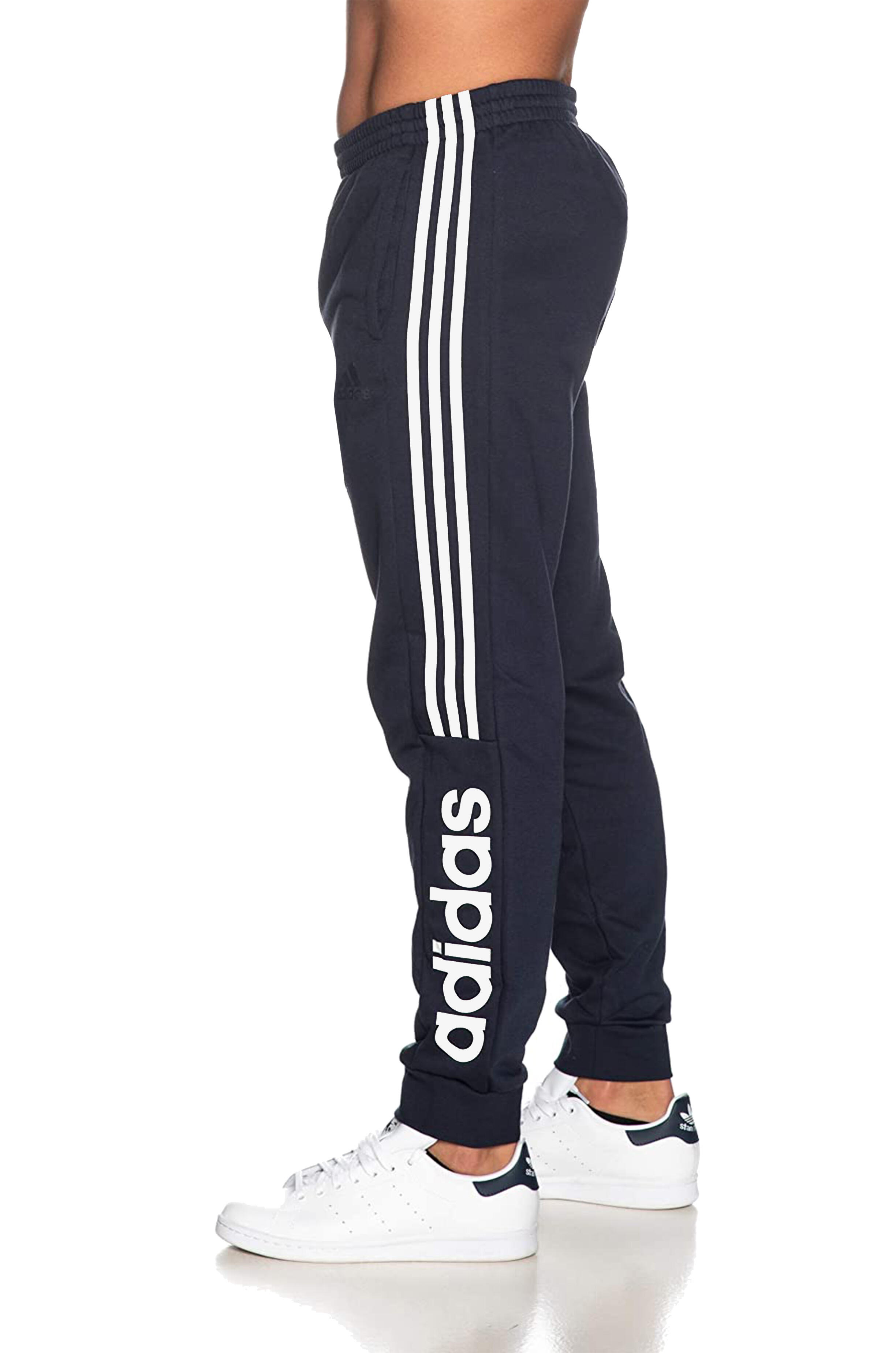 Broek Essentials Colorblock Blauw - GL7466 2/5