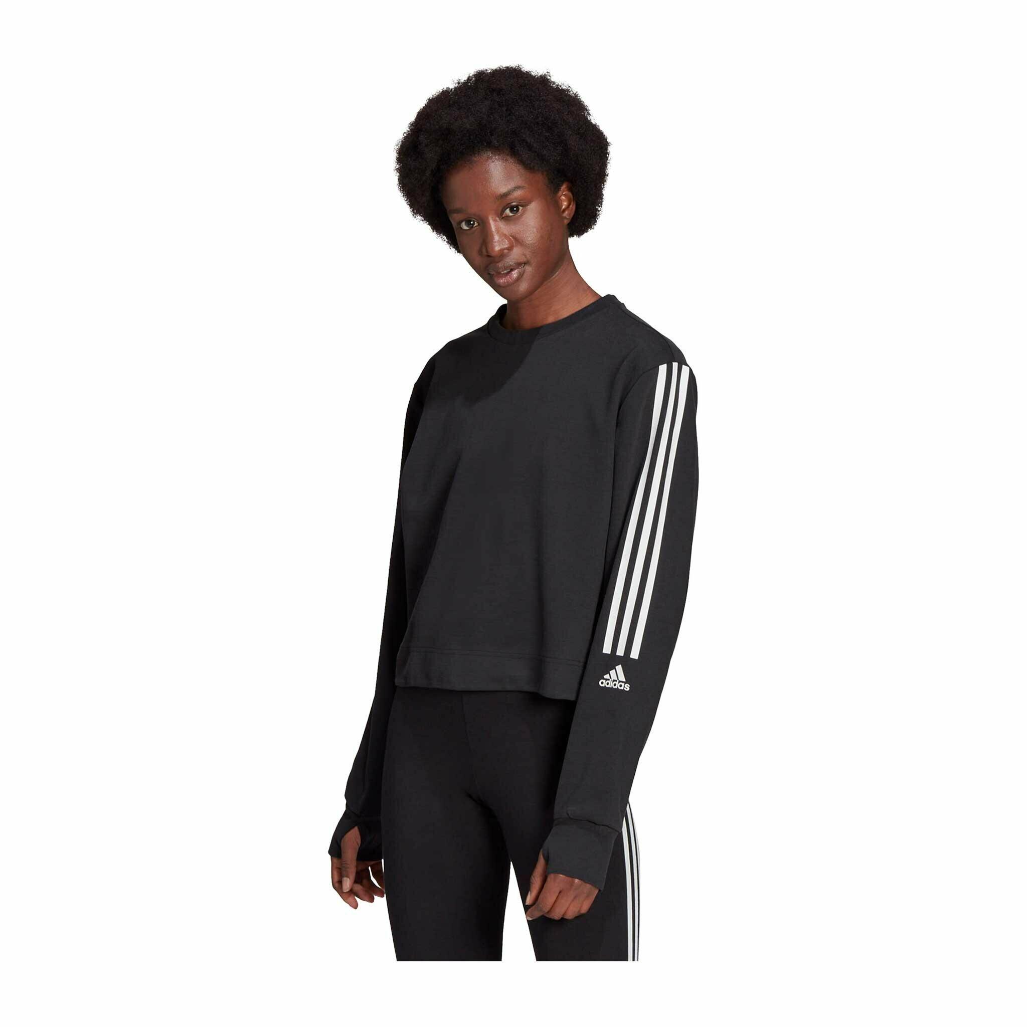 Camisola feminina adidas AEROREADY Designed to Move Cotton-Touch 2/4