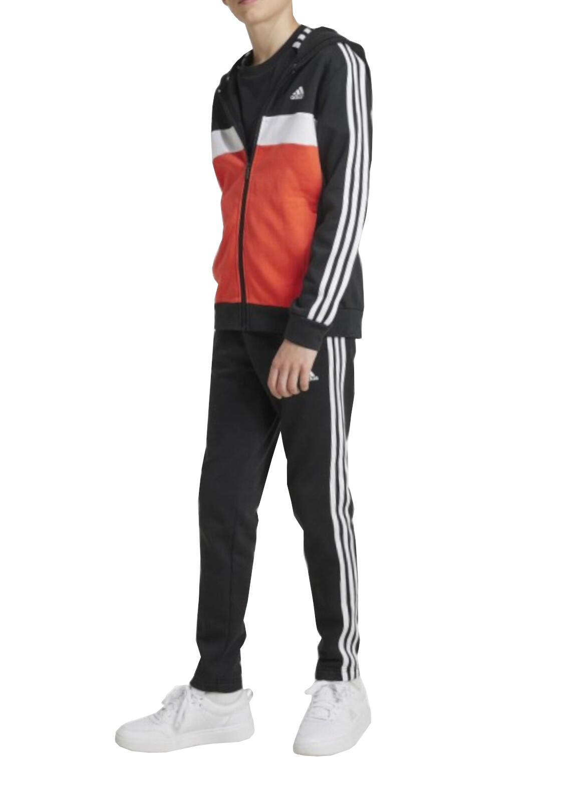 Survêtement Tiberio 3-Stripes Colorblock Noir - IY1792 1/5