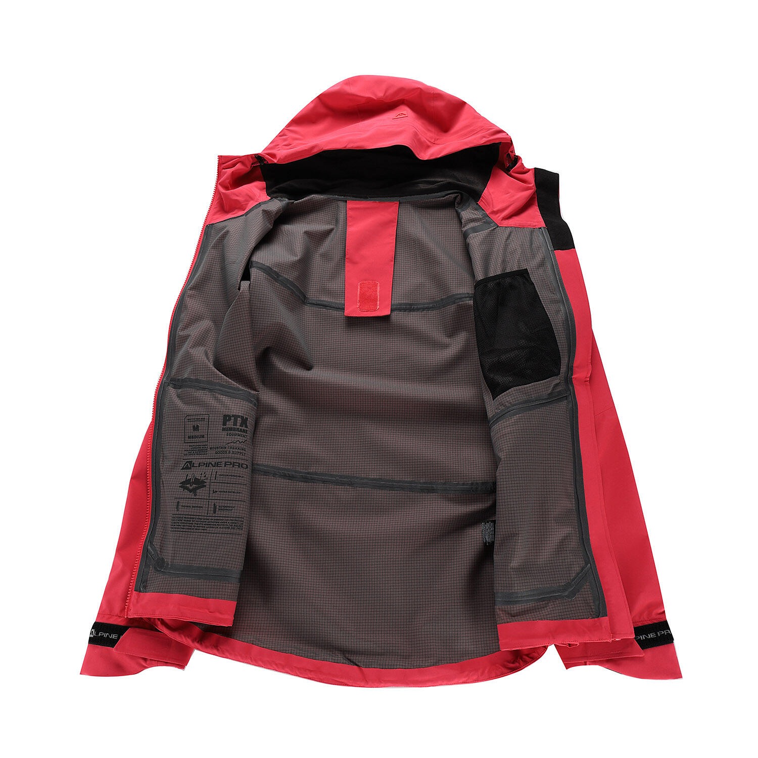 Kurtka trekkingowa damska Alpine Pro Zarra wodoodporna 3/7