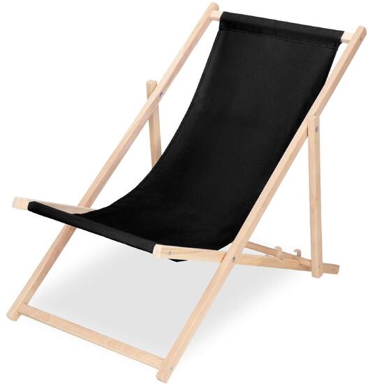Leżak turystyczny Springos składany, drewniany