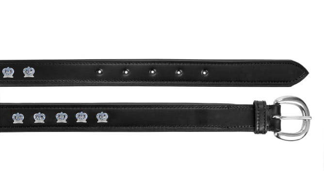 Curea din piele pentru pantaloni EQUESTRIAN QUEEN Crown