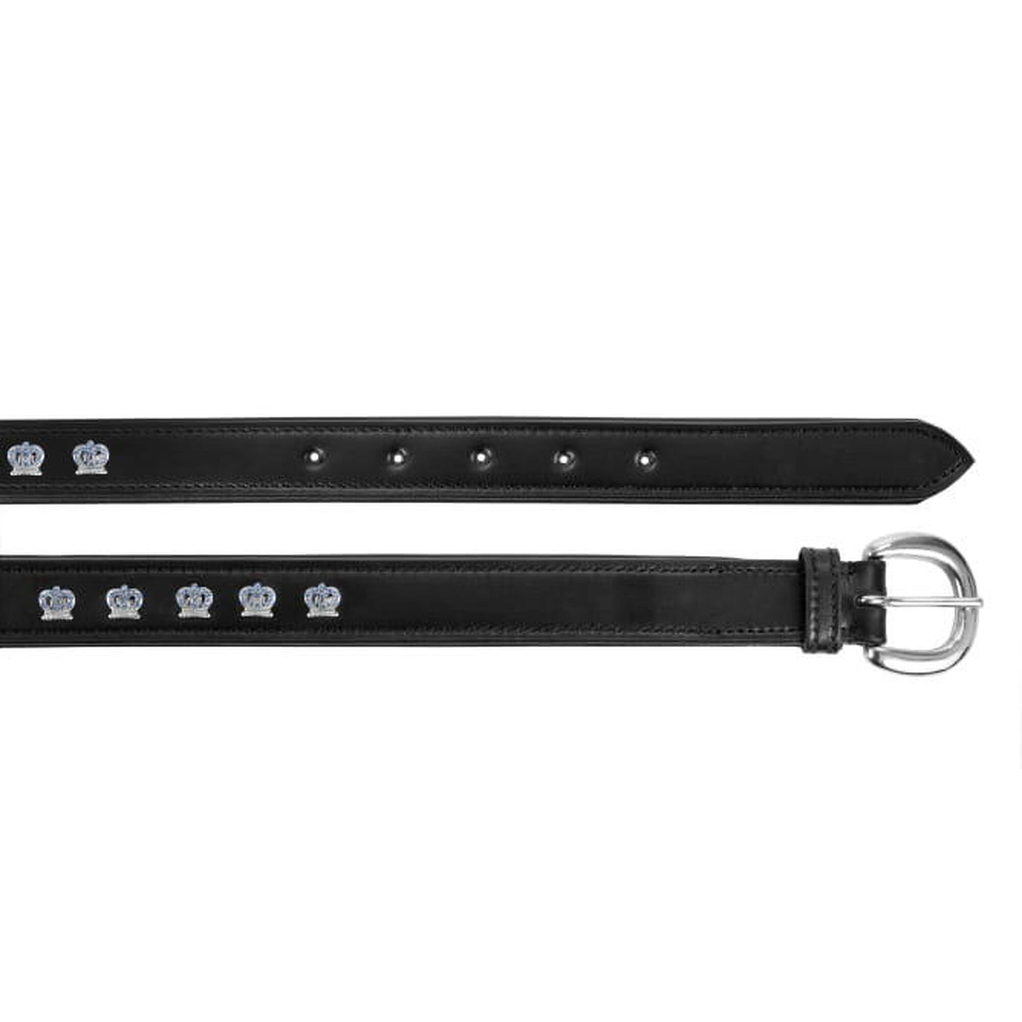 Ceinture d'équitation en cuir Couronne      2499€    EQUESTRIAN QUEEN Ceinture d'équitation en cuir CouronneVendu exclusivement en ligne   