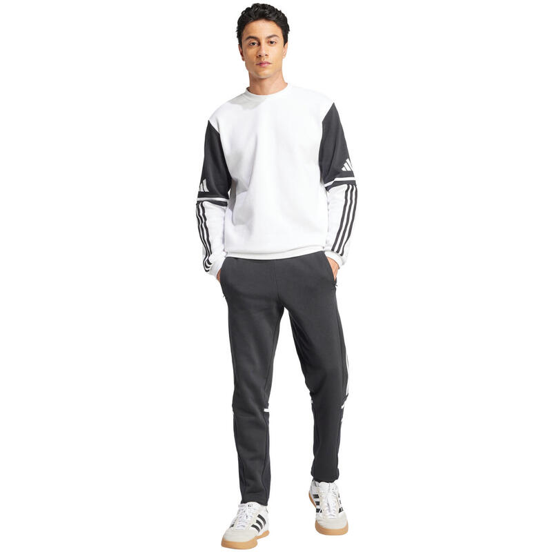 Pulover adidas alb, croială regulară
