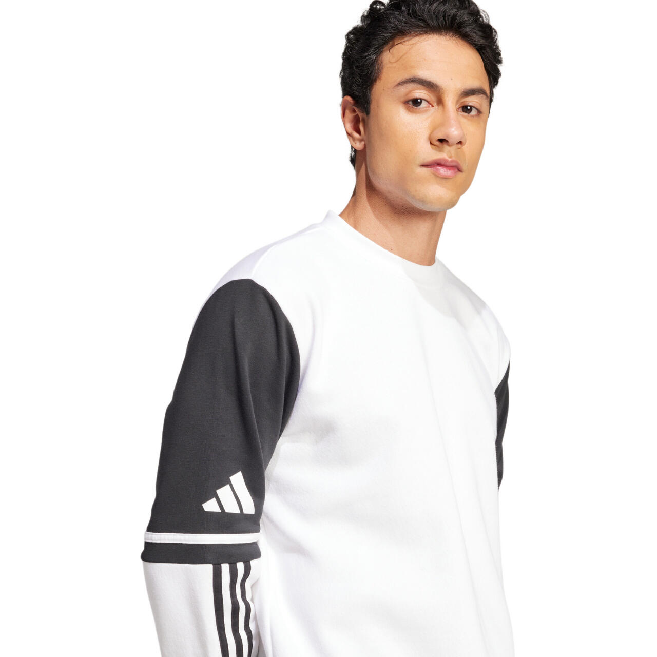 Felpa adidas bianca vestibilità regolare 5/7
