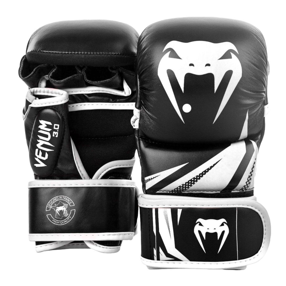 MMA sparring gloves Venum Challenger 3.0 – Black/White – M 7/7