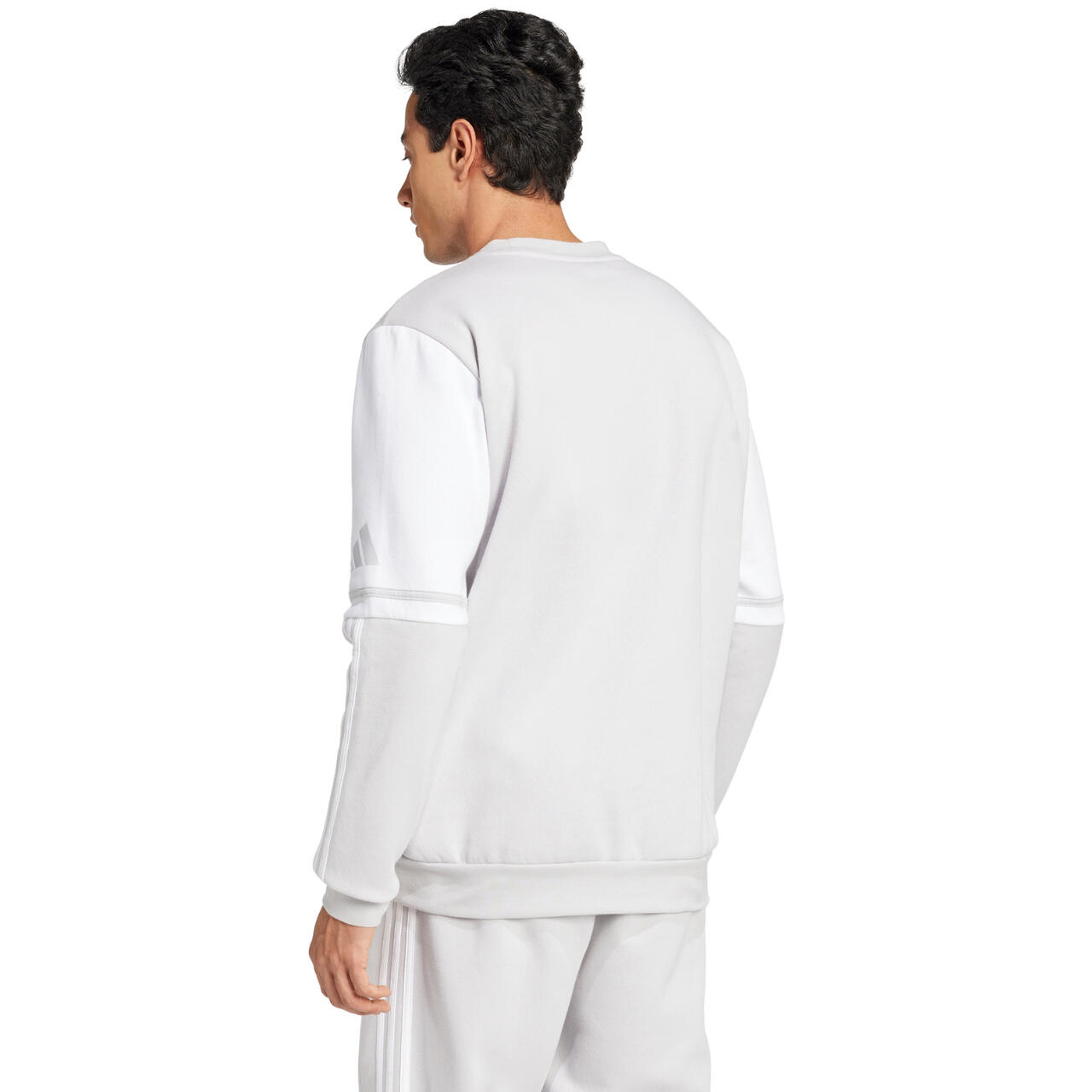 Pullover sweater adidas grijs met ronde hals 3/8