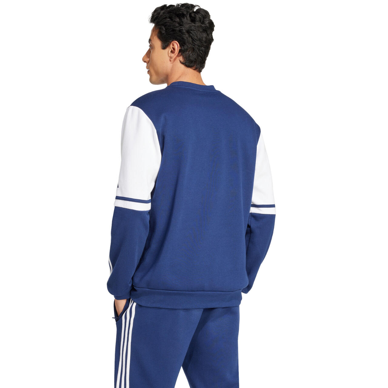 Felpa adidas Blu Navy Vestibilità Confortevole 3/8