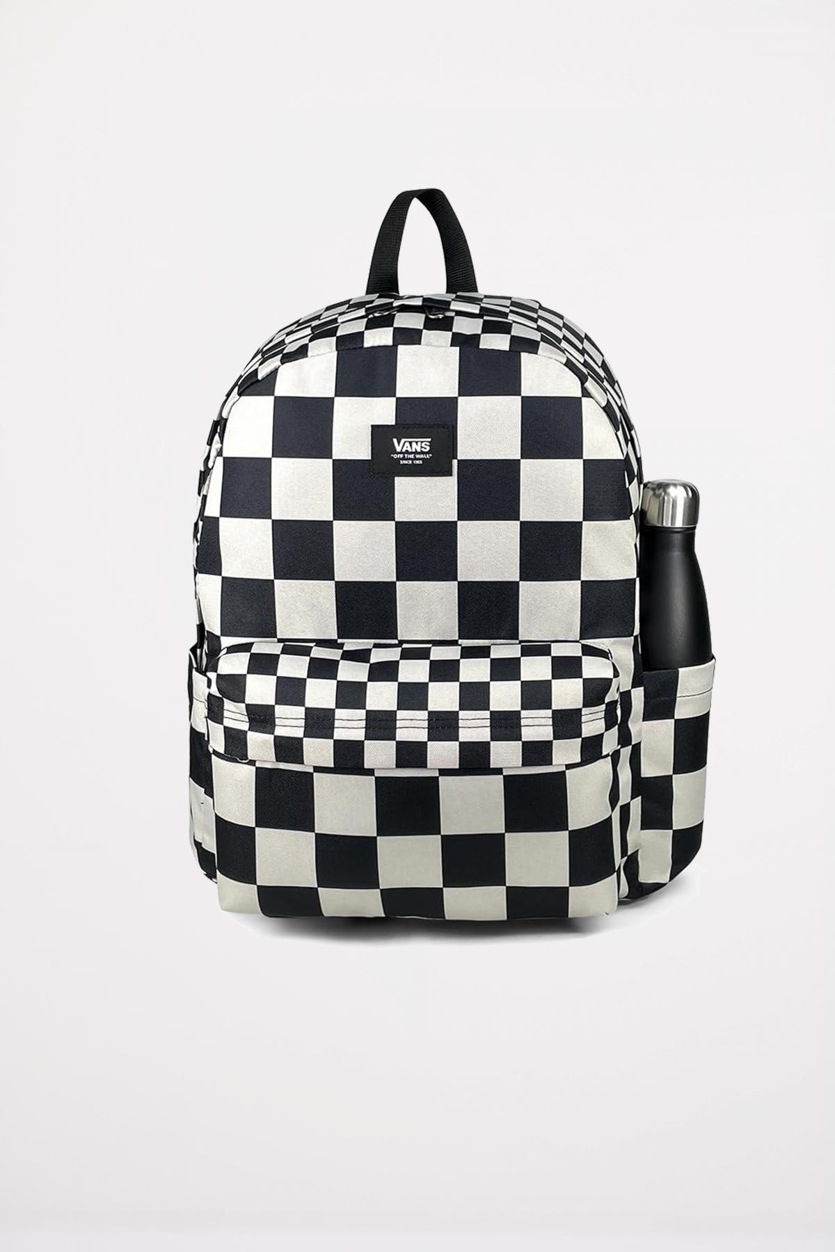 Cartable Vans Old Skool Check Backpack VN000H4X3M41 Noir 5/5