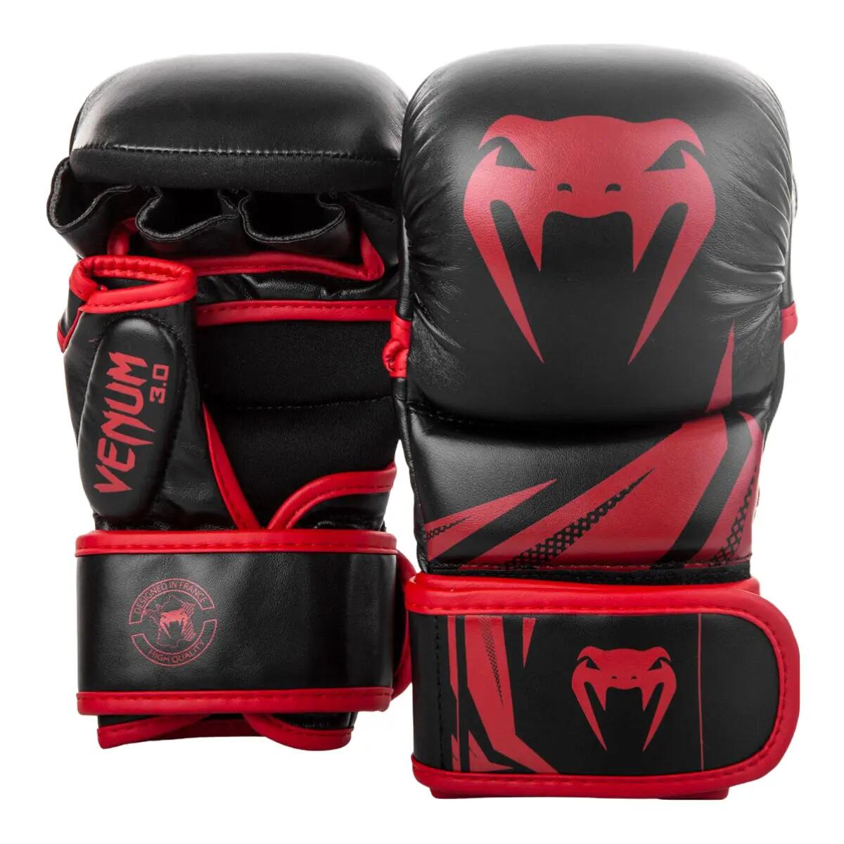 Gants MMA sparring Venum Challenger 3.0 – Noir/Rouge – L/XL 7/7