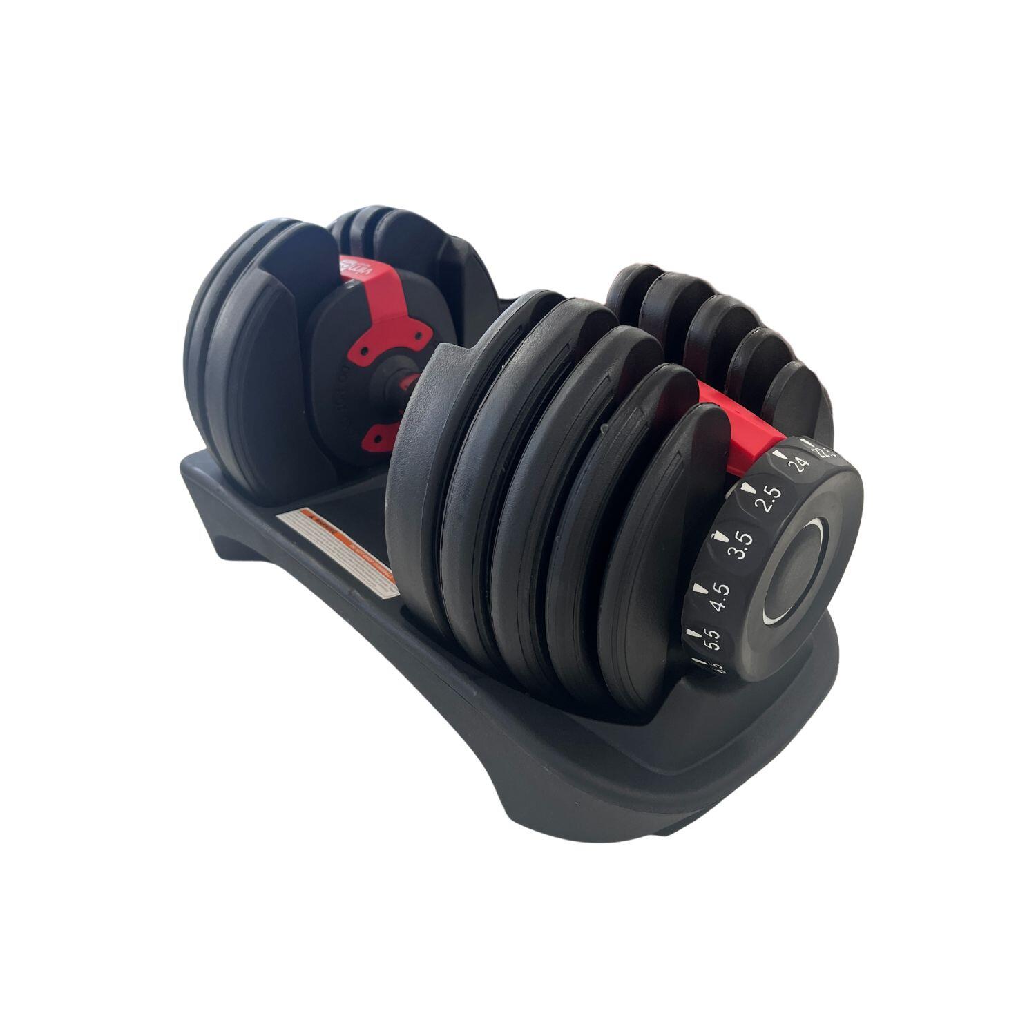 CONJUNTO DE HALTERES AJUSTÁVEIS DE 2,5 A 24 Kg. 3/6