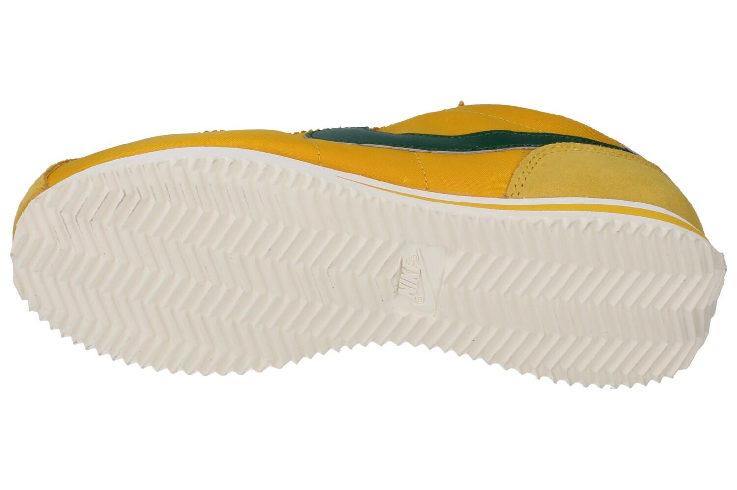 Nike Cortez Textile Yellow Ochre Gorge Green (Donna) 5/6
