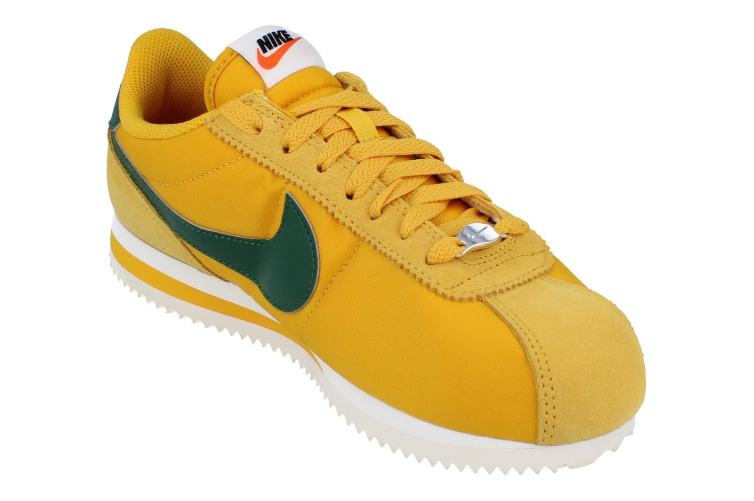 Nike Cortez Textile Yellow Ochre Gorge Green (Donna) 4/6
