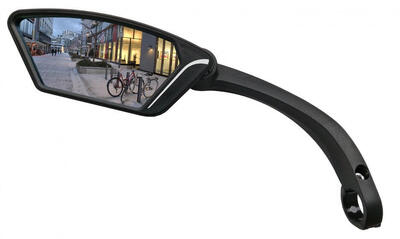 Fietsspiegel vwp e-bike links - zwart