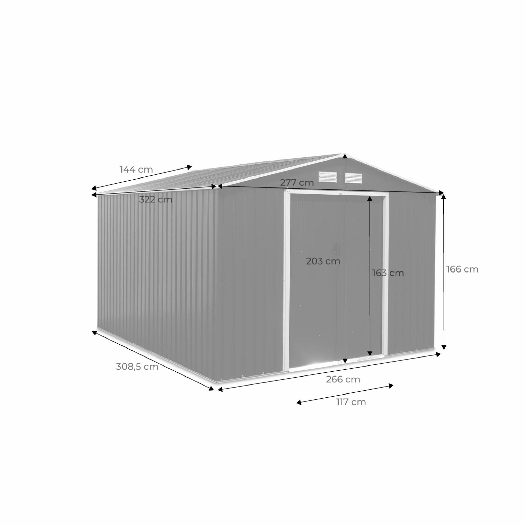 Box per bici in metallo l 8,95m²  | sweeek 6/6
