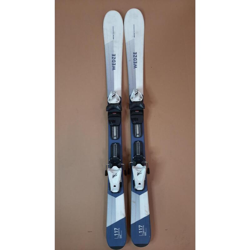BUY BACK - DĚTSKÉ LYŽE TEAM 300 MODRÉ (117cm) - Ucházející stav - Použité