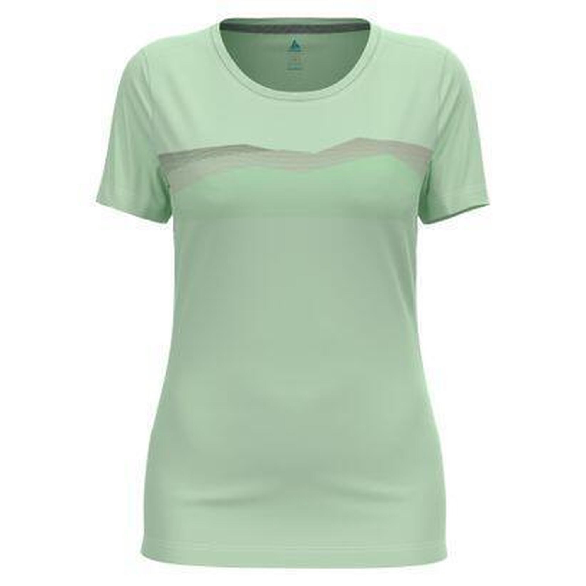 Odlo - T-shirt Technique Femme Odlo F-dry Ridgeline Vert Clair - T-shirt Manches Courtes - Vert - S - Decathlon