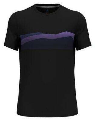 Odlo F-Dry Ridgeline Technisches T-Shirt Schwarz/Violett