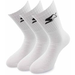 Chaussettes masculines blanches 3-pack Taille 43-46 Coton