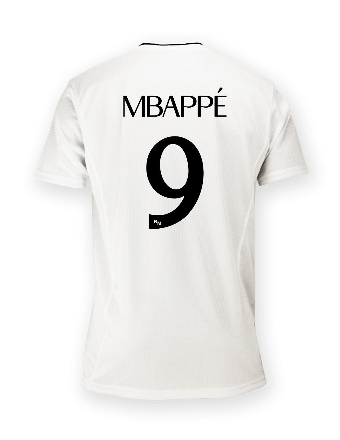 Maglia Real Madrid Mbappé Home Adulto 2024/25 Replica 2/12