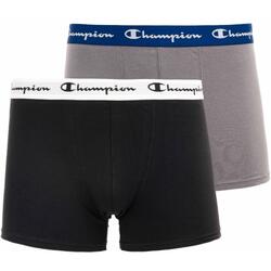 Boxershorts masculins 2 pack l-gris L-Cotton & Stretch