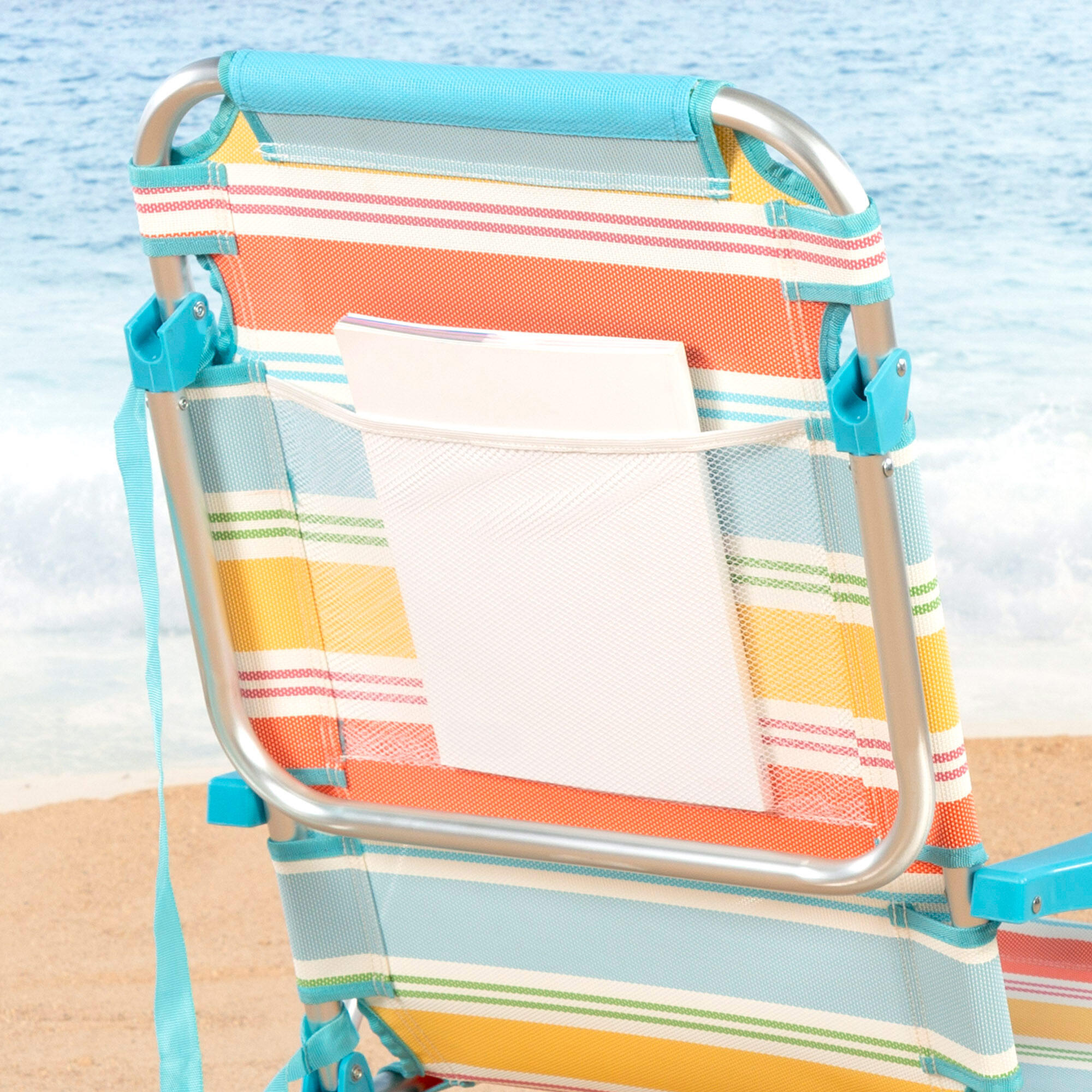 Aktive Confezione da 2 sedie da campeggio pieghevoli 48x47x74 cm multicolore 5/7